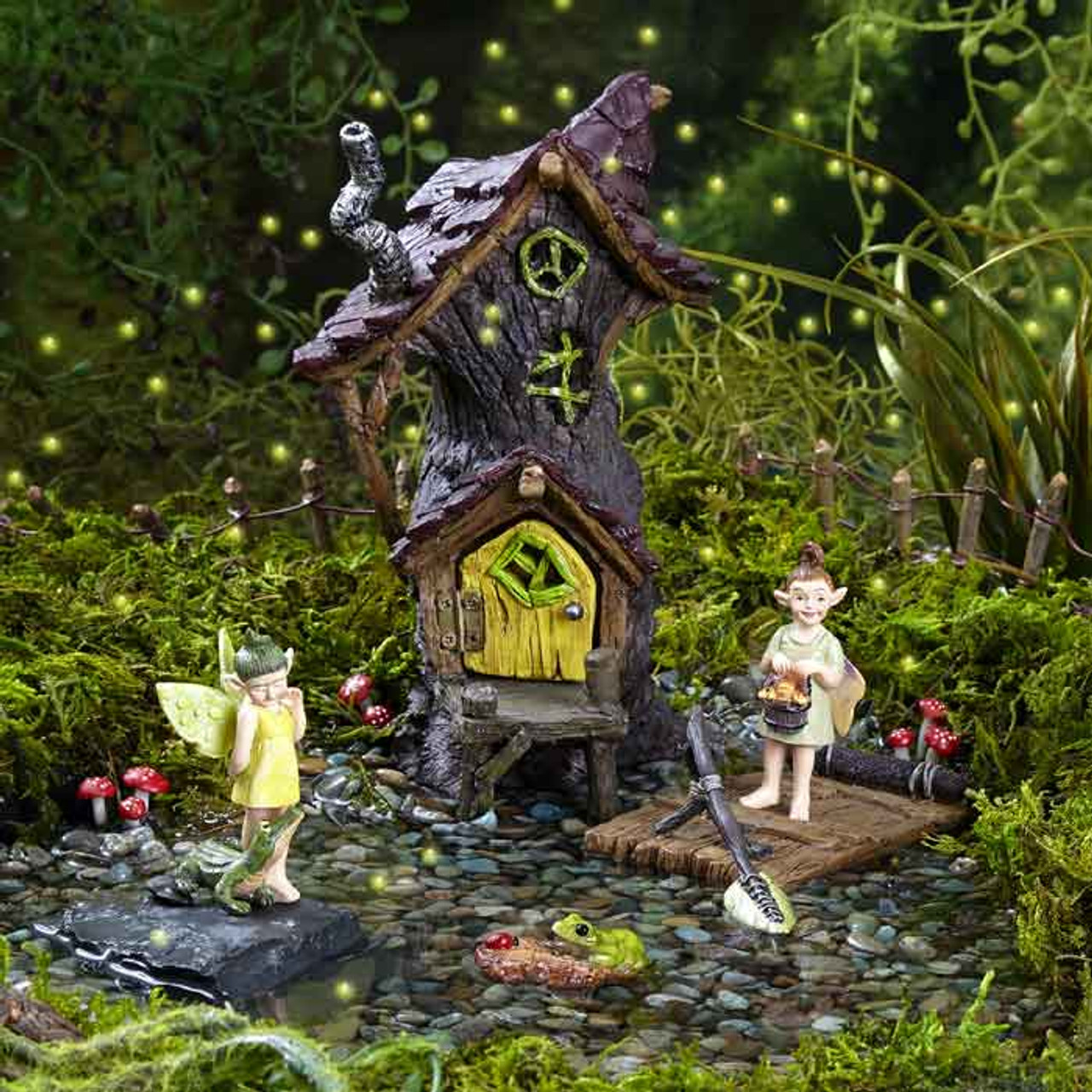 Get into the Swamp Land Fairy Garden theme