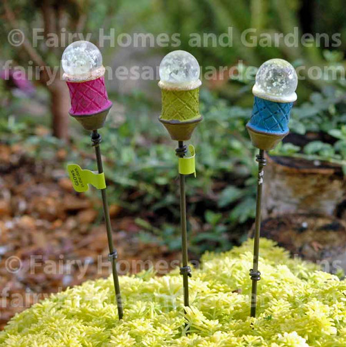 Miniature Fairy Glow Flowers - Set of Three