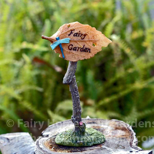 Miniature Fairy Garden Sign 