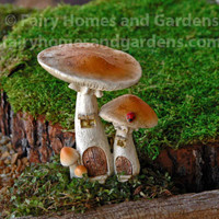 Miniature Toadstool Fairy Houses