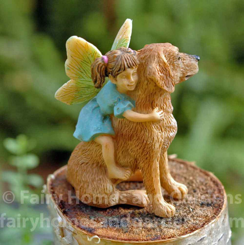 Fairy Garden Miniature Dog House, Dollhouse Dog House, Fairy