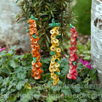 Miniature Merriment Hollyhocks - Set of 3