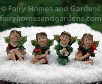 Christmas Fairy Figurines - Set of Four