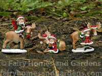 Christmas Fairies with Moose - Set of Three