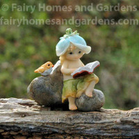 Miniature Reading Garden Sprite Collectible