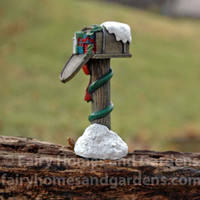 Miniature Christmas Mailbox - Alternate View