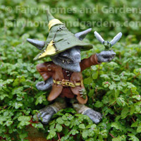 Swamp Land Troll 'Remy' with Dragonfly Figurine