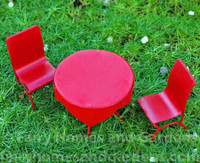 Miniature Metal Cafe Table and Chairs