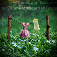 Fairy Garden Clothesline 