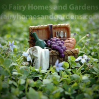 Miniature Fairy Picnic Basket