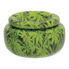 FUJIMA ASHTRAY-GREEN LEAVES MOROCCAN CERAMIC A280