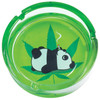FUJIMA ASHTRAY TOKING PANDA LEAF GLASS - GA82