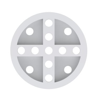 White Rhino Ceramic Screen Honeycomb-Back