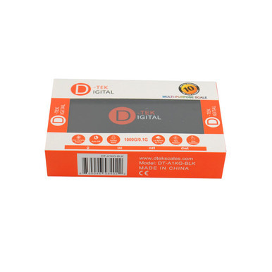 D-TEK DIGITAL SCALE 1000G-0.1G -BLACK - DT-BL1KG