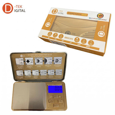 D-TEK DIGITAL SCALE - 500G 0.01G -GOLD - DT-LE501