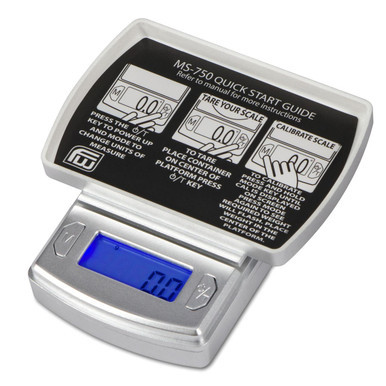 AWS 750G X 0.1G SILVER - MS-750-SIL