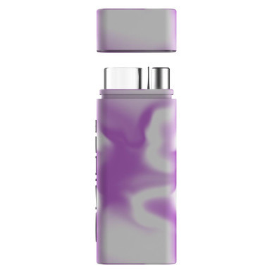 White Rhino Silicone Dugout Glow in the Dark-Purple White