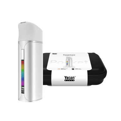 Yocan Black Pocket Vaporizer Travel Case Kit Silver