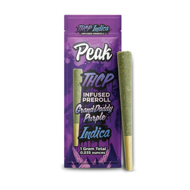 Peak THCP Infused Preroll 1G Grand Daddy Purple