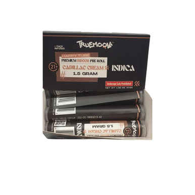Truemoola Infused Happy Tube THCP Preroll-Cadillac Cream Indica