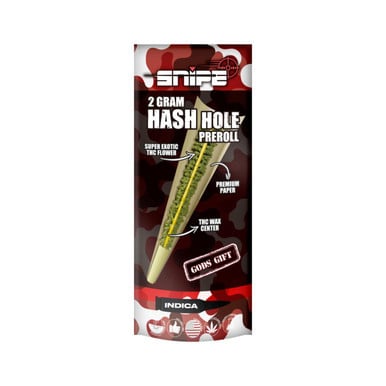 Snipe THCP Hash Hole 2G -1PK Gods Gift Indica