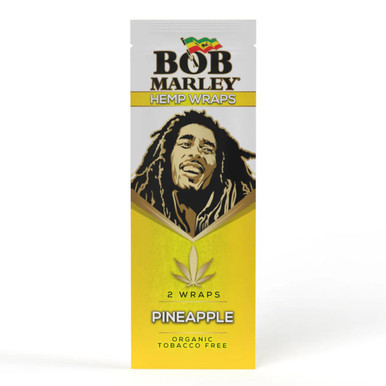 BOB MARLEY HEMP WRAPS -1PK-2CT PINEAPPLE