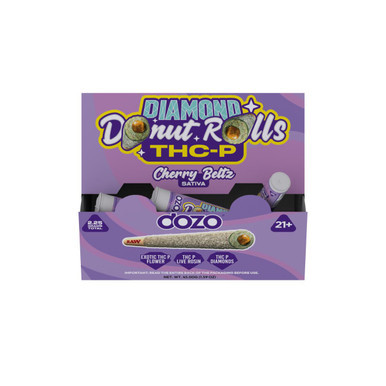 DOZO Diamond Donut Prerolls 2.25G 20CT-Cherry Beltz Sativa