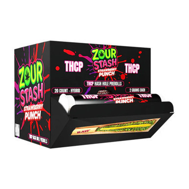Zour Stash THC-P Hash Hole Prerolls 20CT-Strawberry Punch