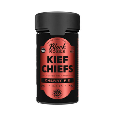 Black Roses KIEF CHIEFS THCA Prerolls 2G - 10CT Cherry Pie