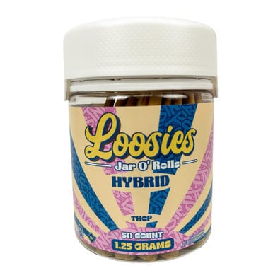 Loosies Jar O' Rolls THCP Prerolls 50CT Hybrid