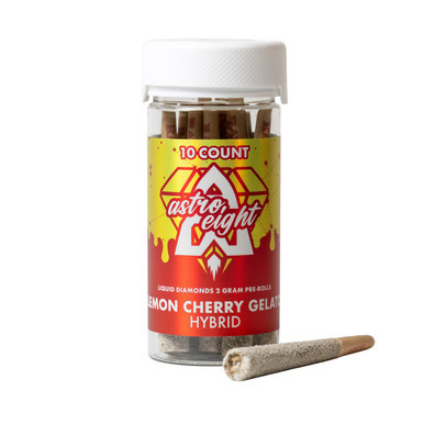 Astro Eight THC-P Liquid Diamonds Pre-Roll - 10PK Lemon Cherry Gelato