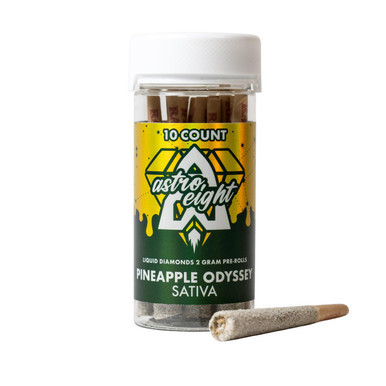Astro Eight THC-P Liquid Diamonds Pre-Roll - 10PK Pineapple Odyssey