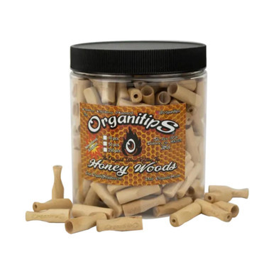 ORGANITIPS JAR 250CT Honey Woods
