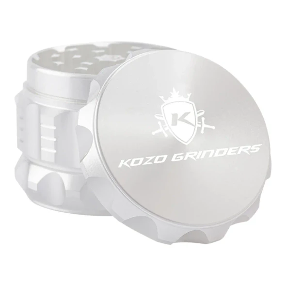 KOZO GRINDER M1- 2 ALUMINUM- 4CT SILVER