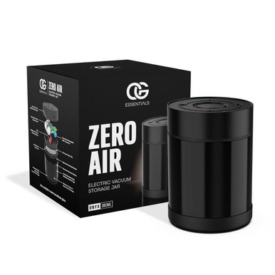 Zero Air Electronic Vacuum Stash Jar Onyx