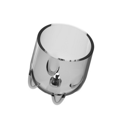 Lookah Dragon Egg Base - Clear Black