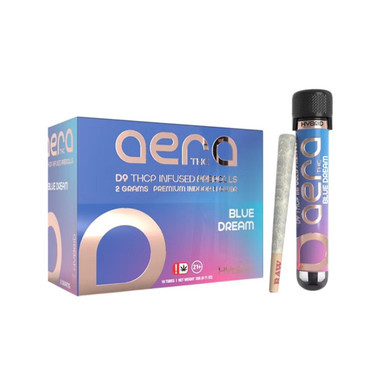Aera THC D9 THCP Infused Preroll 2G -10COUNT Blue Dream