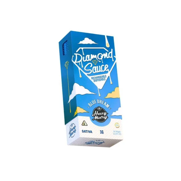 Hazy Mary Diamond Sauce Disposable 3G Blue Dream  Sativa