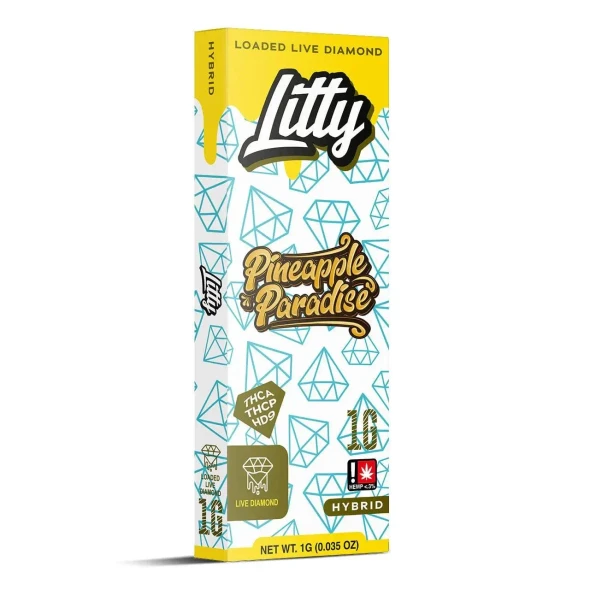 Litty Live Diamond THCA THCP HD9 Disposables 1G Pineapple Paradise