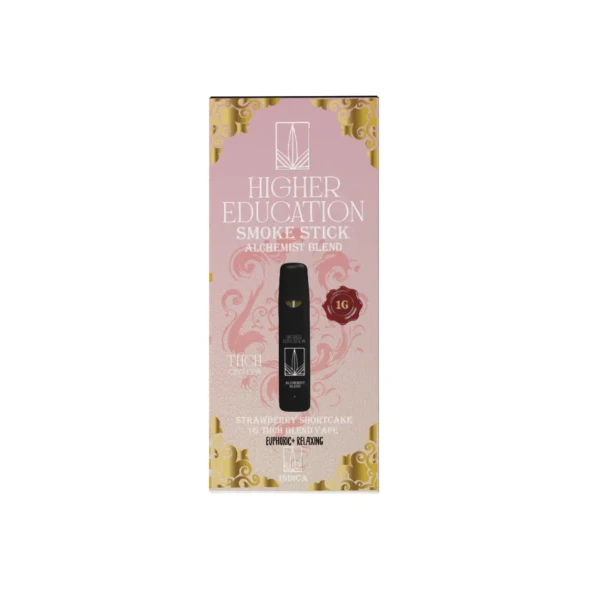 Higher Education THCH Alchemist Blend Disposable 1G Strawberry Shortcake Indica