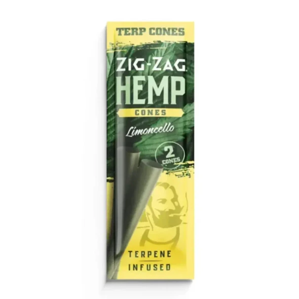 Zig Zag Terp Infused Hemp Cones 1PK-2CT Limoncello
