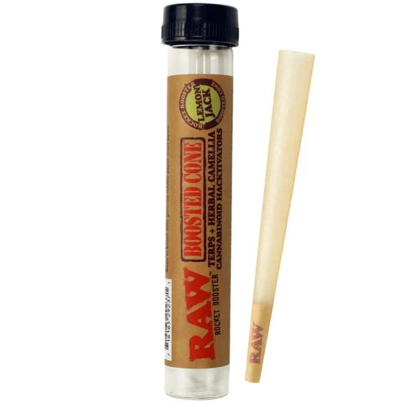 Raw Rocket Booster Boosted Cone 1PK-1CT Herbal Camella