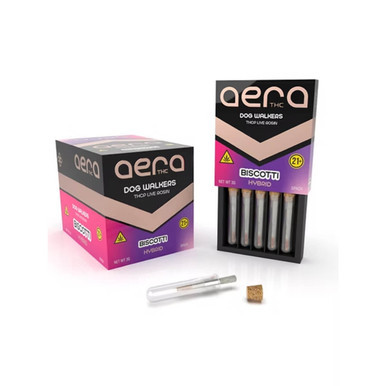 AERA THCP Live Rosin Dog Walkers Pre Rolls 5CT-5PK Biscotti Hybrid