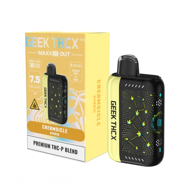 Geek THC-X MAXX OUT THCP Blend Disposable 7.5G Creamsicle Hybrid