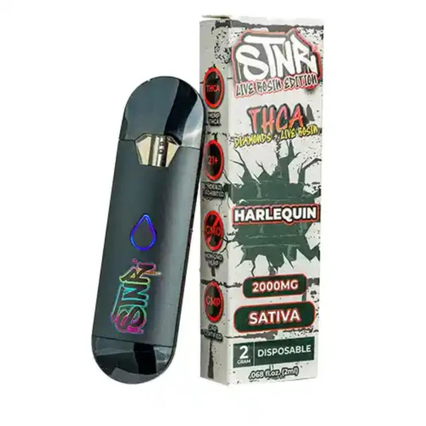 STNR THC-A Diamonds & Live Rosin Edition Disposable - 2G Harlequin
