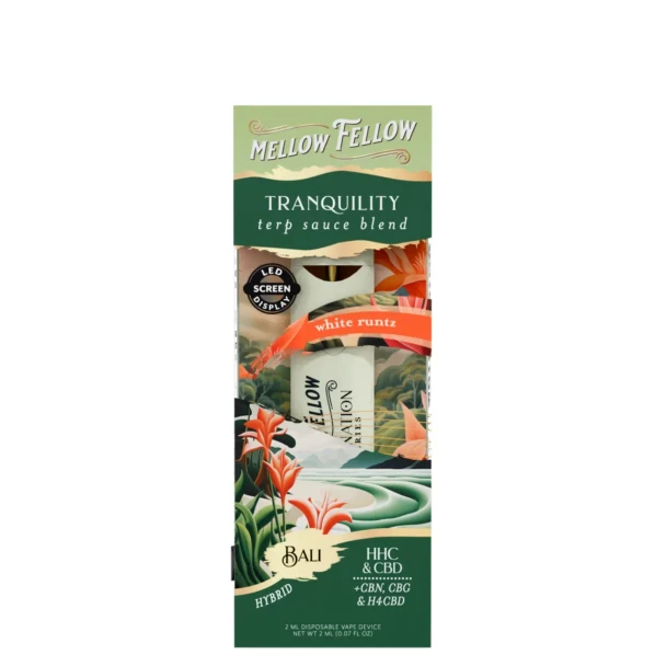 Mellow Fellow Trep Sauce Blend Disposable 2ML Bali - White Runtz