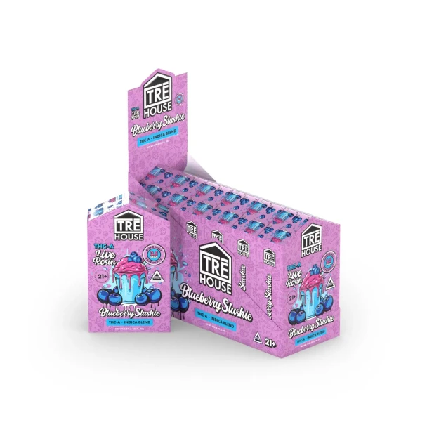 TRĒ House THC-A Live Rosin Disposable - 3.5G blueberry slushie