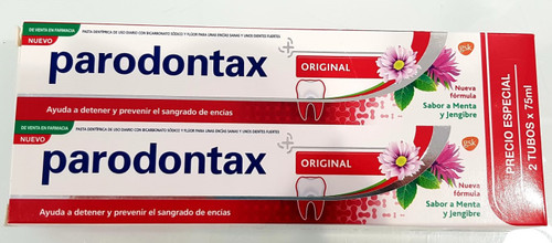 PARODONTAX HERBAL ORIGINAL 75ML. DUPLO