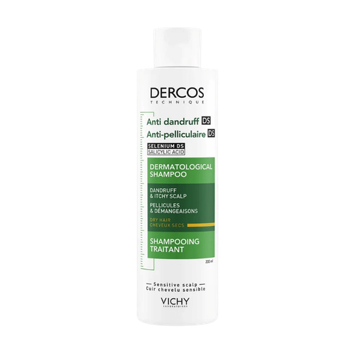 DERCOS ANTICASPA DS CABELLO SECO 200 ML.