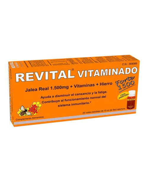 REVITAL VITAMINADO FORTE 20 AMP. 1500 MG